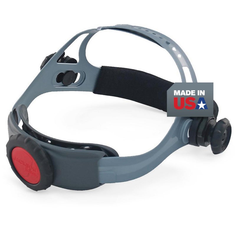 Jackson Safety 370 Speed Dial Replacement Ratcheting Headgear For Welding Helmets - Oversized Adjuster Knob  Adjustable Sliders  Hood Locks Up/Down  Patented Quick-Fit Rear Swivel Headband  Washable Sweatband - Made In Usa - Image 1