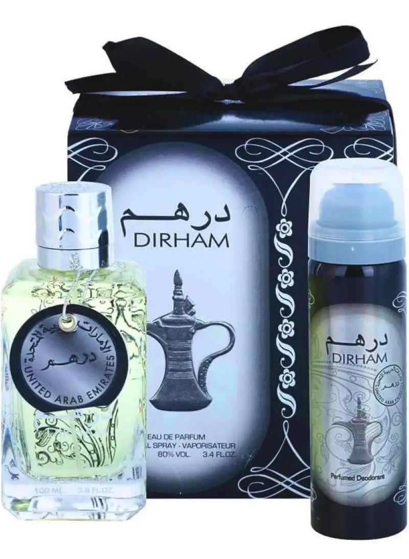 ارض الزعفران عطر درهم مع مزيل عرق 100مل - Image 1