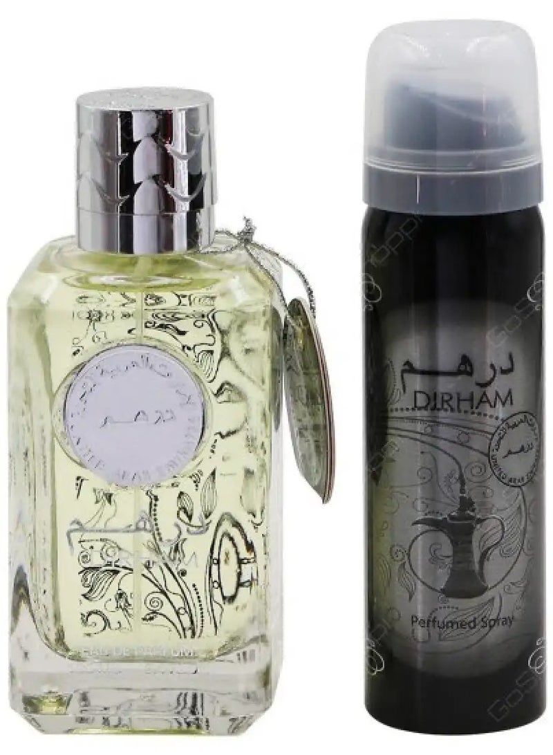 ارض الزعفران عطر درهم مع مزيل عرق 100مل - Image 2