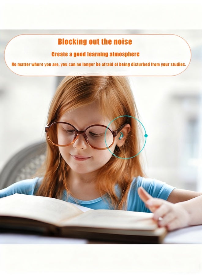 2-Pack Kids Noise Cancelling Ear Plugs - Waterproof Hearing Protection Earplugs for Children, Noise Reduction Earplugs,Three-layer Soundproof Earplugs,Comfortable for Study, Sleep, Swimming, Small Ear Canals Design with Storage Case - Image 5