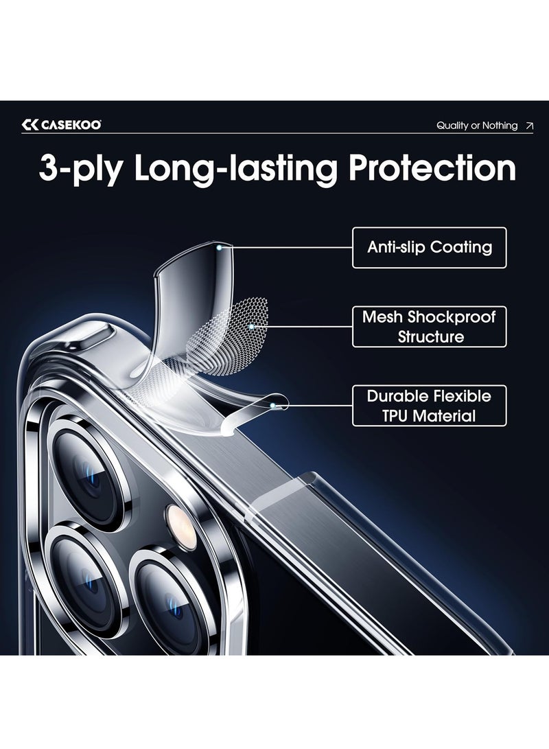 ELTRAZONE iPhone 14 Pro Max Case 6.7 inch Anti-Yellowing Military Back, Hard Anti-Explosion Back, Ultra Thin Case, Anti-Drop Shockproof Protection, Full Coverage Lens Clear Case iPhone 14 Pro Max Cover - Image 5