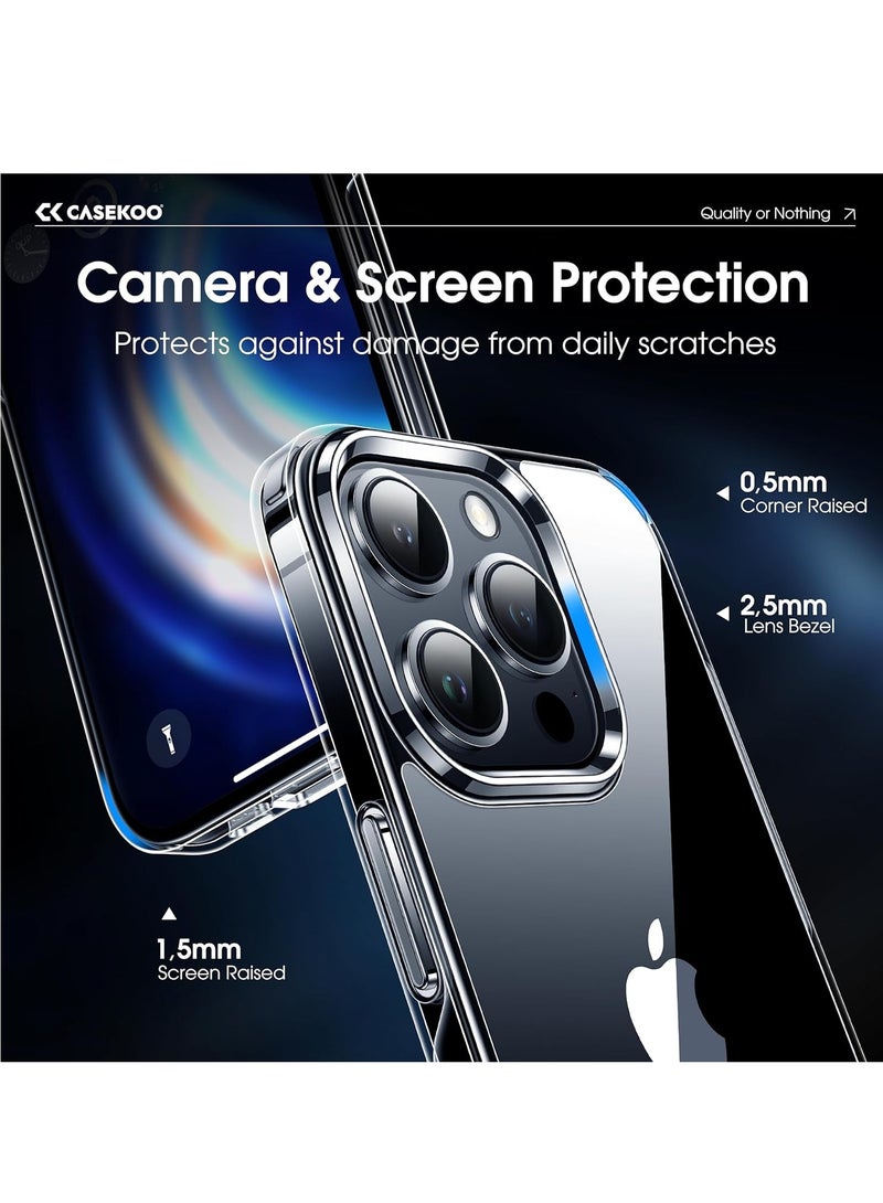 ELTRAZONE iPhone 14 Pro Max Case 6.7 inch Anti-Yellowing Military Back, Hard Anti-Explosion Back, Ultra Thin Case, Anti-Drop Shockproof Protection, Full Coverage Lens Clear Case iPhone 14 Pro Max Cover - Image 4