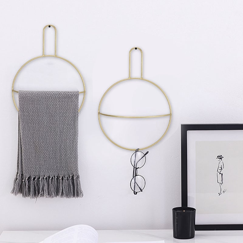 Wall Mounted Towel Rack:  Waterproof Rust Proof Sturdy - Space Saving Modern Style Towel Shelf Organizer for Home Bathroom Storage - Image 2