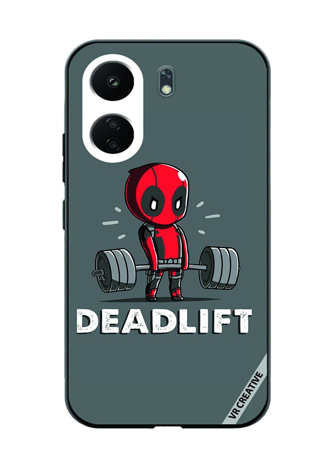VR CREATIVE Protective Case Cover For Xiaomi Redmi 13C Deadlift Design Multicolour - Image 1