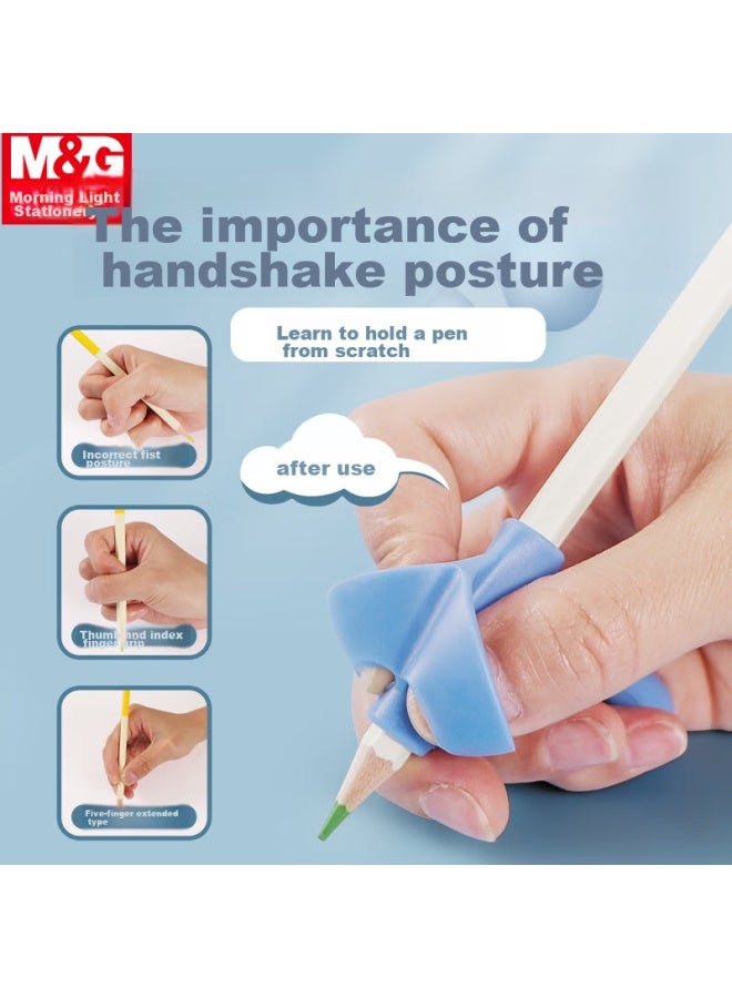 M&G Stationery, Elementary School Student Handwriting Correction, Children's Grip Correction, Kindergarten Baby Writing Practice, Five-finger Grip Corrector, Posture Correction Device, Antibacterial Set, Apj99231 - Image 2