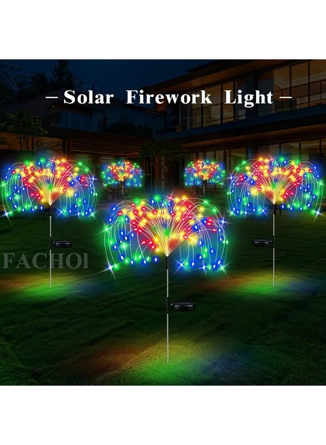 Multicolor Solar Garden Fireworks Light 420 LEDs Outdoor Landscape Decor Smart Sensor - Image 5