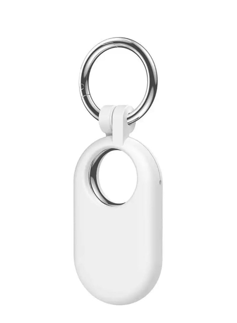 ecosystem Cover For Samsung Galaxy SmartTag 2 (2023) Tracker Locator Silicone Protective Case for Galaxy Smart Tag 2 Anti Lost Protector (WHITE) - Image 1