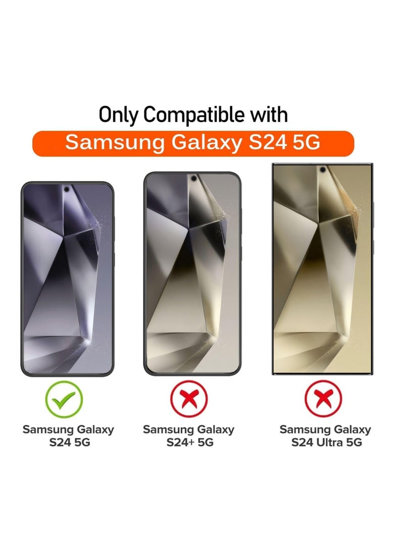 Generic - Case Designed for Samsung Galaxy S24 (2024) Compatible with MagSafe, Wireless Charging Magnetic Cover (Crystal Clear - Image 1