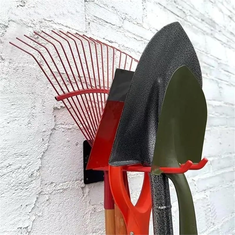 Royal Blue Heavy Duty Wall Hooks 2 Pack Rust Resistant Iron Garage Tool Storage - Image 3