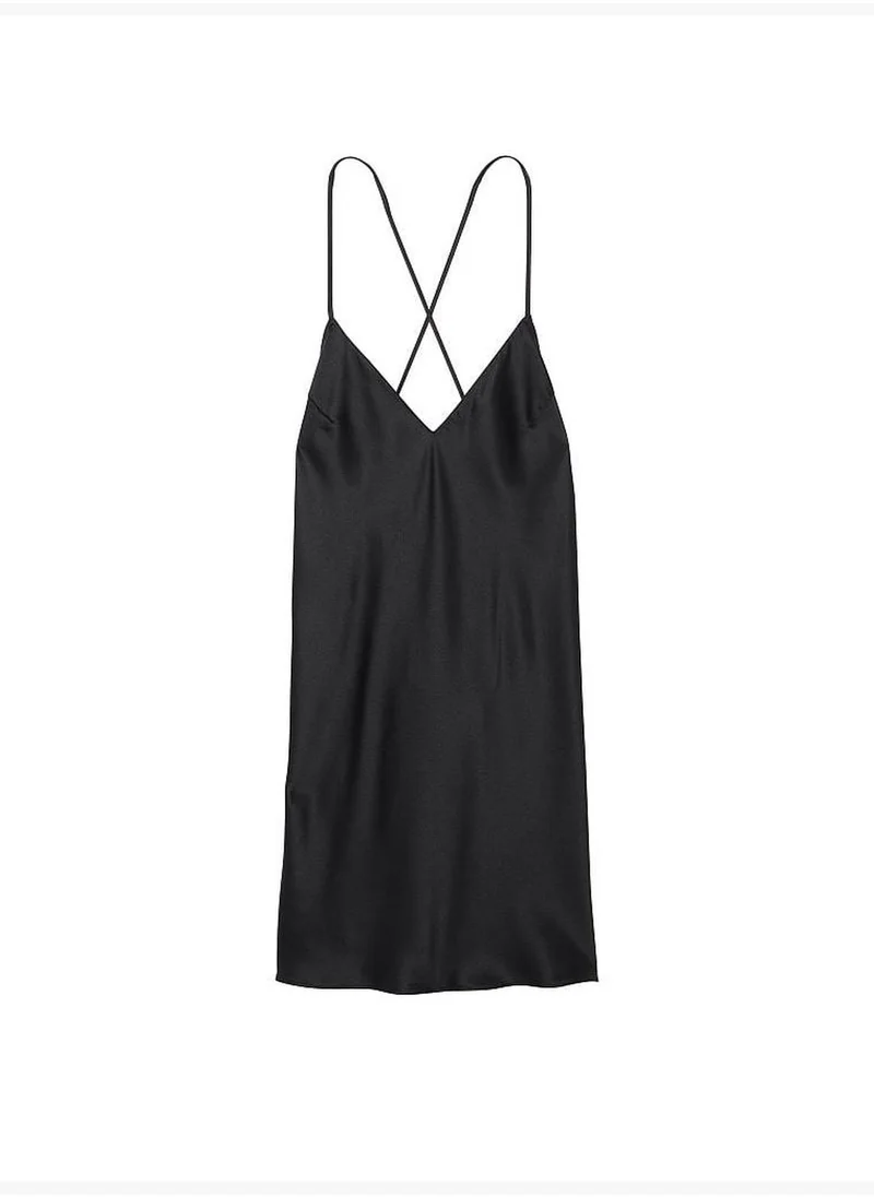 Victoria's Secret Satin Open-Back Slip