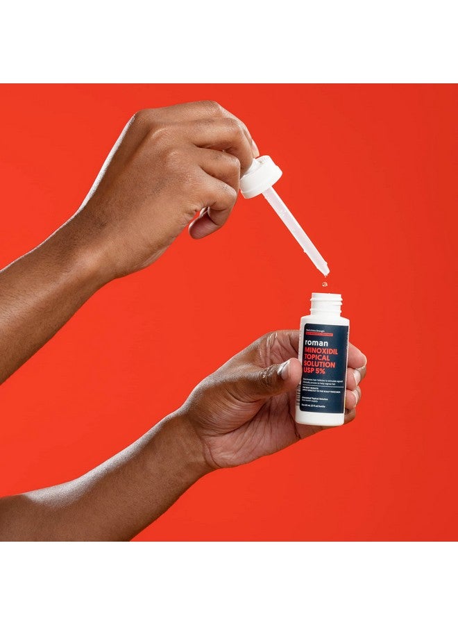 Roman Minoxidil Men'S Hair Loss Treatment 5% Topical Minoxidil Solution For Hair Loss And Thinning Hair Unscented 3Month Supply - Image 4