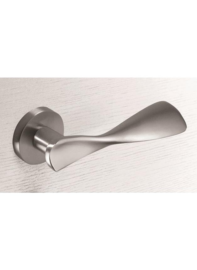 EBI - Lavı Door Handle WC with Satin Round Rosette - Image 1