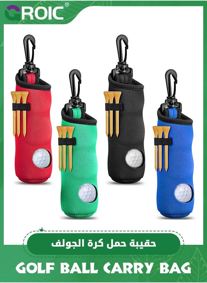 جرويك - 4 قطع حامل تي جولف وحقيبة حمل كرات الجولف وسلسلة المفاتيح ومشبك الحزام وهدايا والإكسسوارات - Image 1