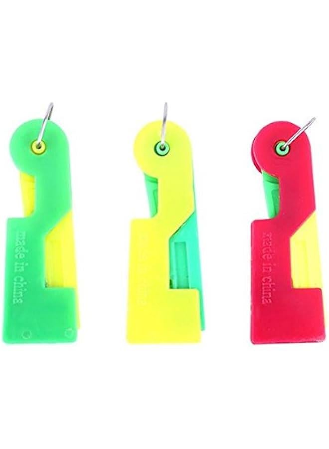 10Pcs Automatic Machines Sewing Needle Threader, Plastic Needle Threaders Hand Machine Sewing Tool (Colors Random) - Image 1