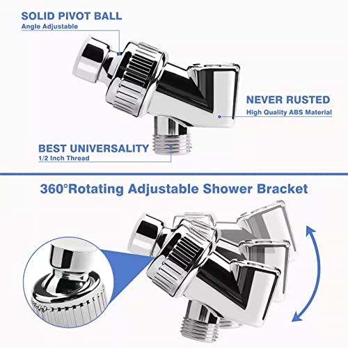REHAVE Filtered Shower Head - 59 Inch Expandable Handheld Hose, Leakproof Flexible Hose Extension, High Pressure Shower - Image 3