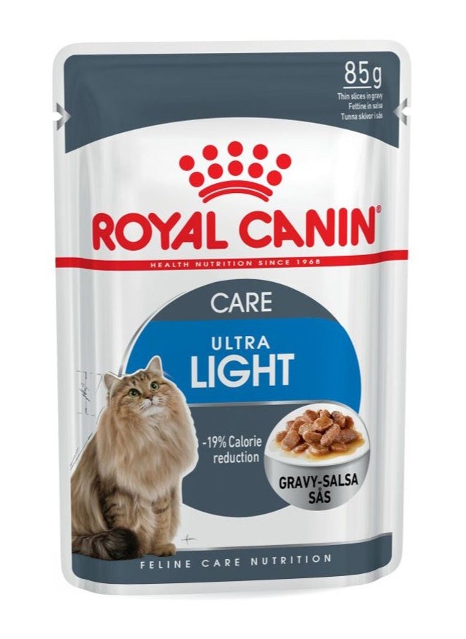 ROYAL CANIN royal canin feline care nutrition light weight care (wet food - 85g pouch) pack of 6 