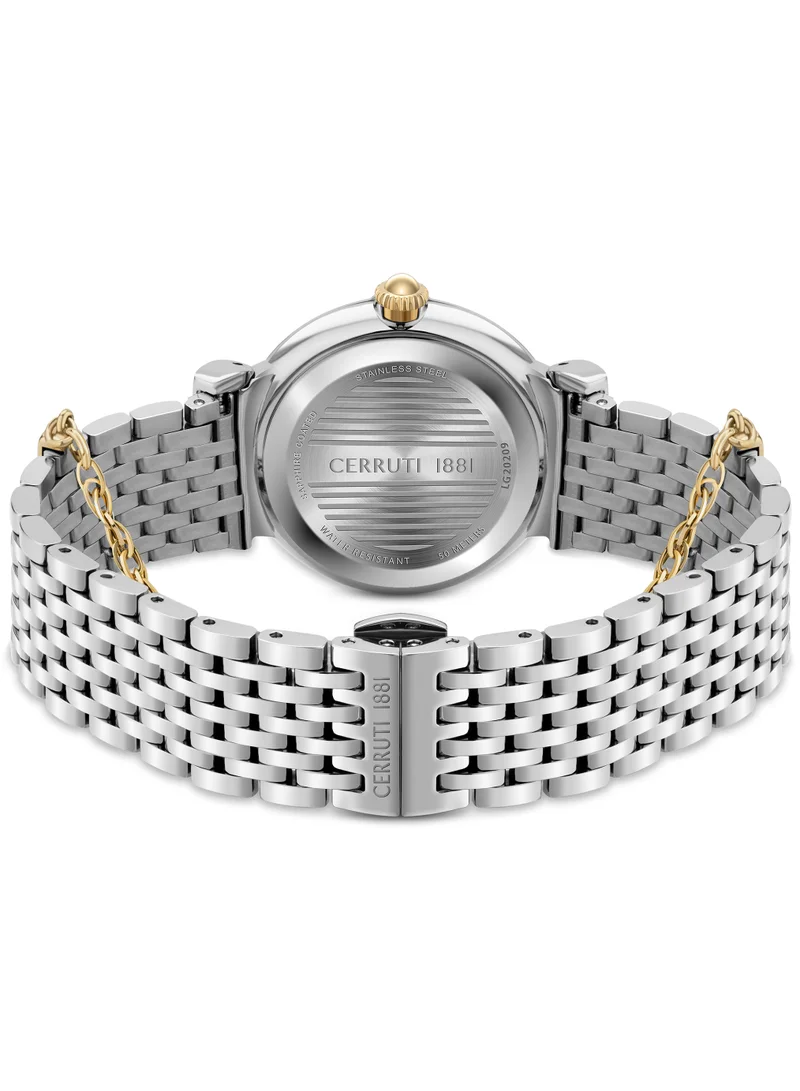 CERRUTI 1881 CERRUTI 1881 Corniglia Brown Mother of Pearl Dial Watch for Women with Stainless Steel/Ion Plated Gold Bracelet - CIWLG2020903