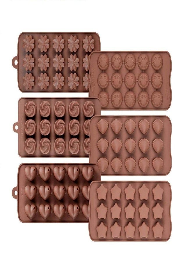 SQUARO Chocolate Silicon Mould, Different Chocolate Molds, DIY Cake Soap Ice Cream Candy Jelly molds (Random Design - As per Available,Set of 2 Pcs.) - Image 1