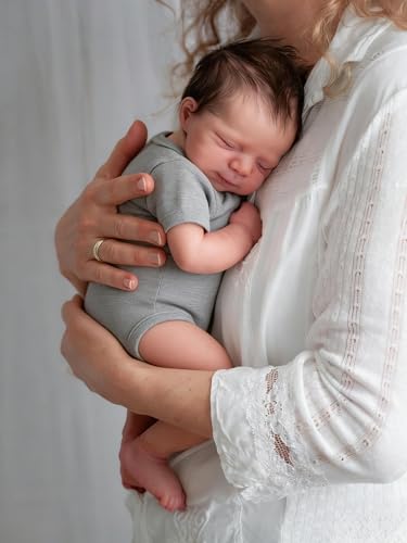 Anano Reborn Baby Dolls Silicone Full Body Realistic Baby Doll Newborn Girl Full Silicone Babys Doll 18 Inch Real Life Babys Lifelike Reborn Babies Dolls Washable - Image 5