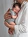 Anano Reborn Baby Dolls Silicone Full Body Realistic Baby Doll Newborn Girl Full Silicone Babys Doll 18 Inch Real Life Babys Lifelike Reborn Babies Dolls Washable - Image 4