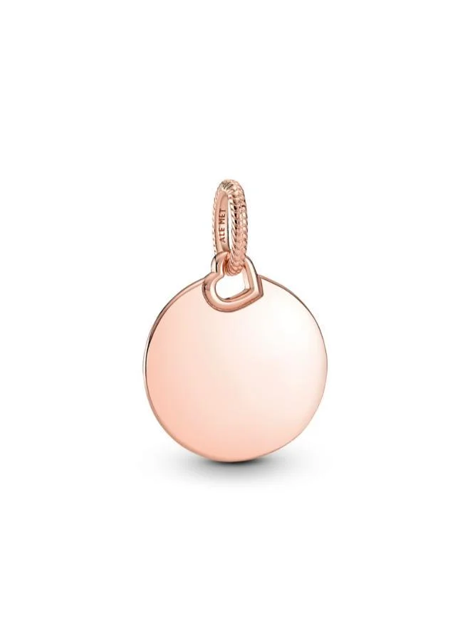 PANDORA Engravable Round Tag Pendant
