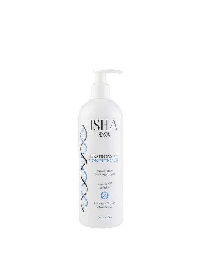ISHA DNA Keratin Treatment System Conditioner Sulfate And Parabens Free Perfect For Keratin Treated Hair Keratin And Coconut Oil Infused Conditioner For All Types Of Hair. (16 Fl Oz.) - Image 2