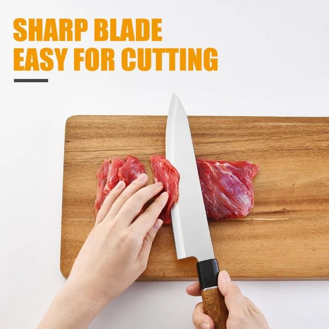 Machado Stainless Steel Japanese Sekiryu Sashimi Sushi Fish Knife with Octagonal Handle - Image 3