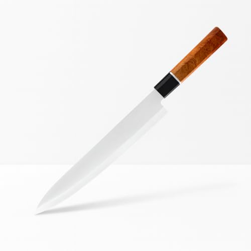 Machado Stainless Steel Japanese Sekiryu Sashimi Sushi Fish Knife with Octagonal Handle - Image 1