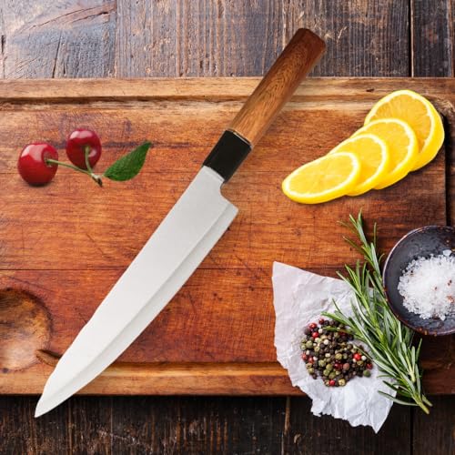 Machado Stainless Steel Japanese Sekiryu Sashimi Sushi Fish Knife with Octagonal Handle - Image 2