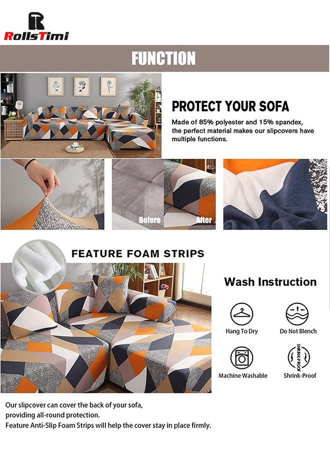 RollsTimi  Stretch Sofa Slipcover Elastic Sofa Covers for Living Room Funda Sofa Chair Sectional Couch Cover Home Decor - Image 3