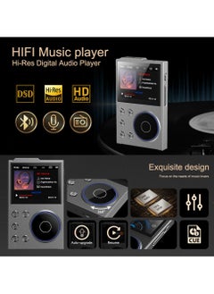 HiFi MP3 Player with Bluetooth5.3, 2.4in HD Screen, High Resolution Lossless Sound Digital Audio Music Player, 1500mAh Portable Audio Player with ALPS Scroll Control, for Sports - pzsku/Z692926B6042AAA9402C4Z/45/_/1735375874/931662bb-8d49-4275-805d-e5ac0a23d33f