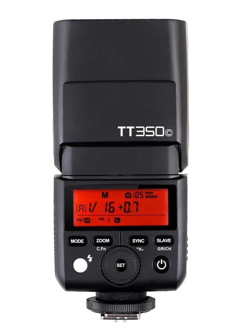 Godox TT350C Flash 2.4G Wireless TTL Camera Flash Master & Slave Speedlite 1/8000s HSS for Canon 5D MarkIII 80D 7D 760D 60D 600D 30D 100D Cameras - Image 3