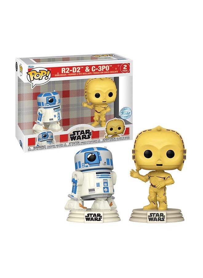 Funko بوب! حرب النجوم: D100 - RR R2 و 3PO 2 حزمة استثنائية  - Image 3