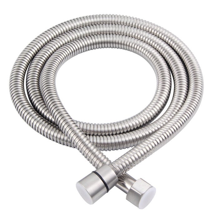 BRUSHED NICKEL SHOWER HOSE 59 STAINLESS STEEL REPLACEMENT HEAD HOSE FLEXIBLE HAND HELD SPRAYER 12 IPS