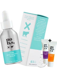 NO B. S. NO BAD STUFF No Bs 100% Pure Hyaluronic Acid Serum For Face Antiaging Serum For Fine Lines And Wrinkles Ultra Hydrating Serum To Repair Dry Skin Great For Sensitive Skin (1 Oz). Includes 2 Skincare Deluxe Minis.  - Image 1