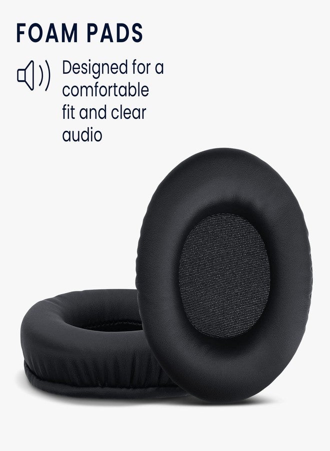 kwmobile Ear Pads Compatible with Pioneer HDJ 2000/1000/1500 Earpads - 2X Replacement for Headphones - Black - Image 3
