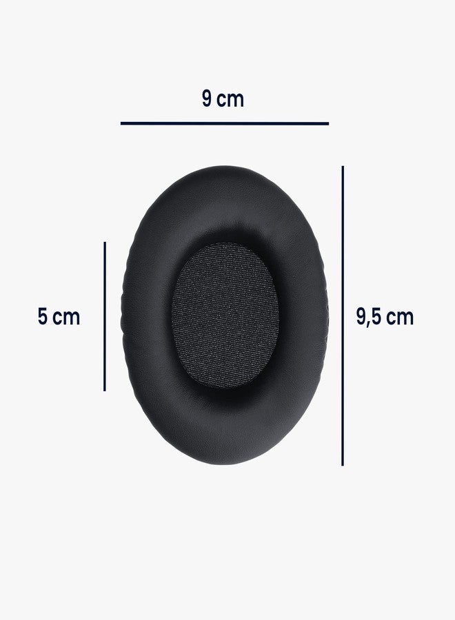 kwmobile Ear Pads Compatible with Pioneer HDJ 2000/1000/1500 Earpads - 2X Replacement for Headphones - Black - Image 4