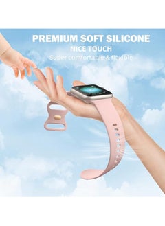 keloray Sport Silicone Bands Compatible with Apple Watch Band 38mm 40mm 41mm Series10 42mm , Strap for iWatch Series 9 8 SE 7 6 5 4 3 2 1 Ultra Women Men  - Image 5