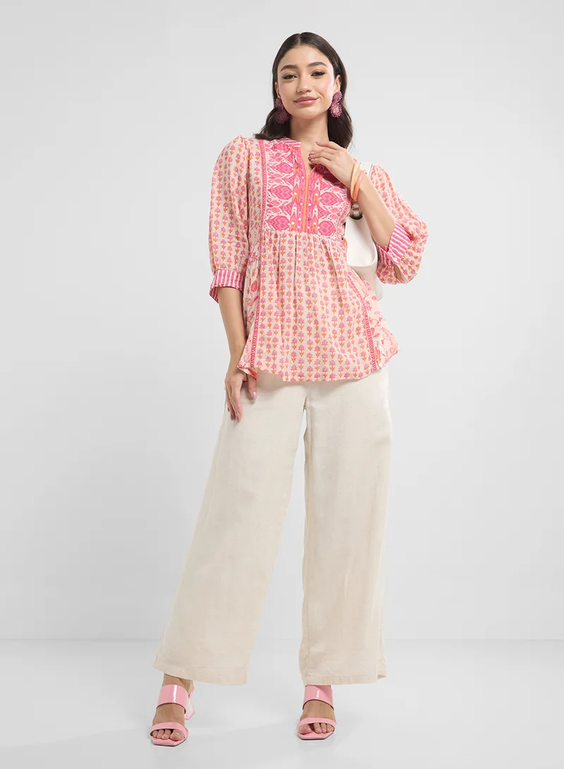 Biba Printed Short Kurti