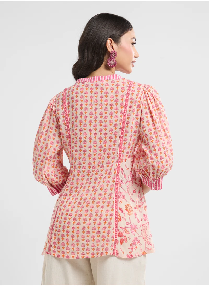 بيبا Printed Short Kurti