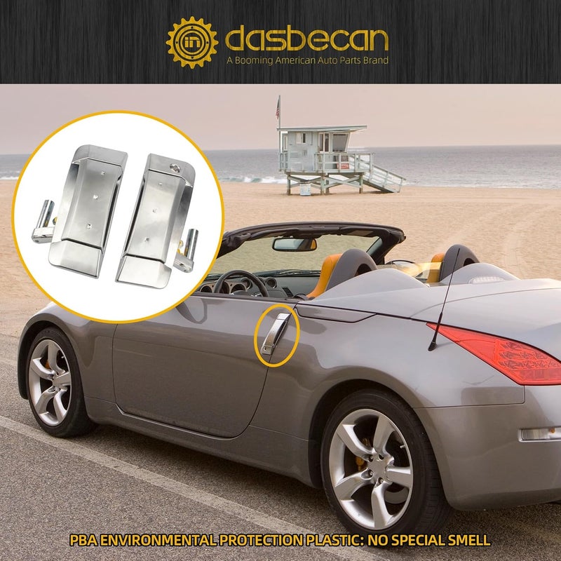 Dasbecan Exterior Door Handle Kit for Nissan 350Z (2003-2009) - Left & Right Side Replacement - Image 5