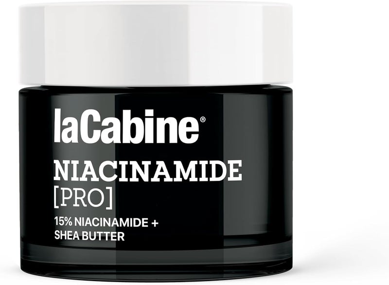 laCabine Niacinamide Pro Face Cream 50ml Brightening and PoreRefining Moisturiser with Vitamin B3 Evens Skin Tone Reduces Dark Spots and Controls Oil for All Skin Types
