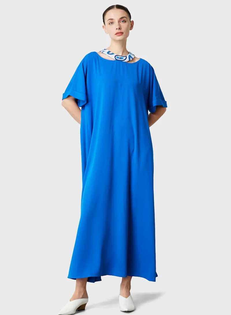 Femi9 Cobalt Caftan Dress