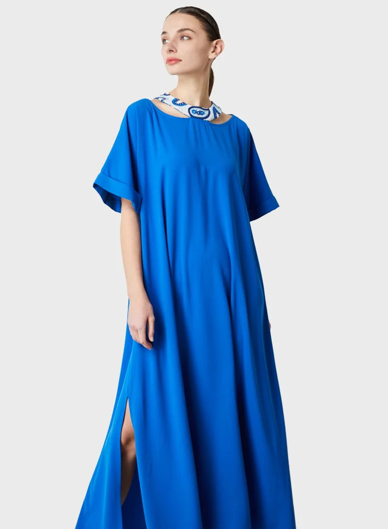Femi9 Cobalt Caftan Dress