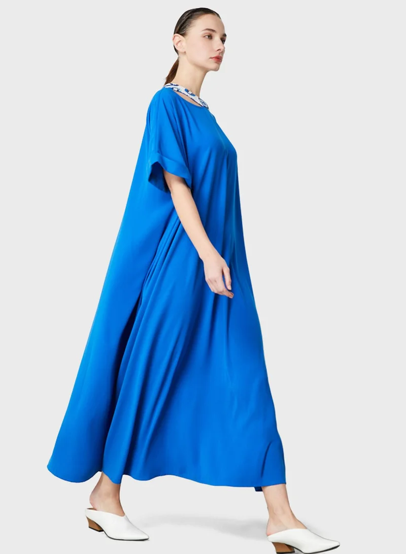 Femi9 Cobalt Caftan Dress