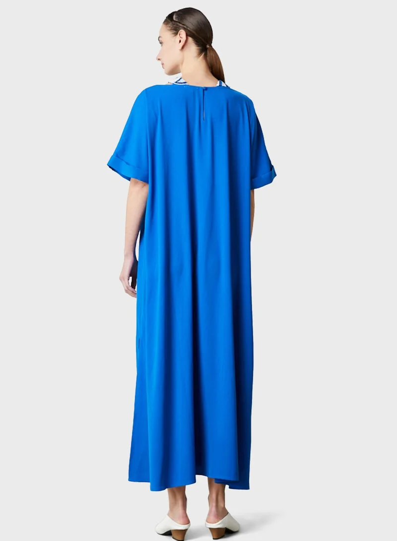 Femi9 Cobalt Caftan Dress