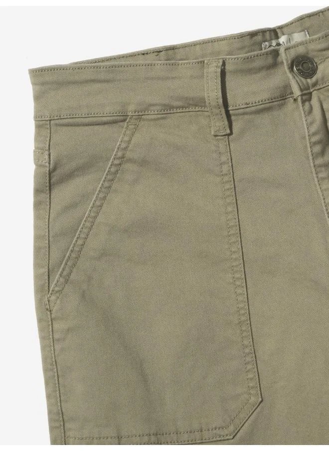 The Souled Store  The Souled Store Men Solids Light Olive (Straight Fit) Jeans for Men | Best Price UAE