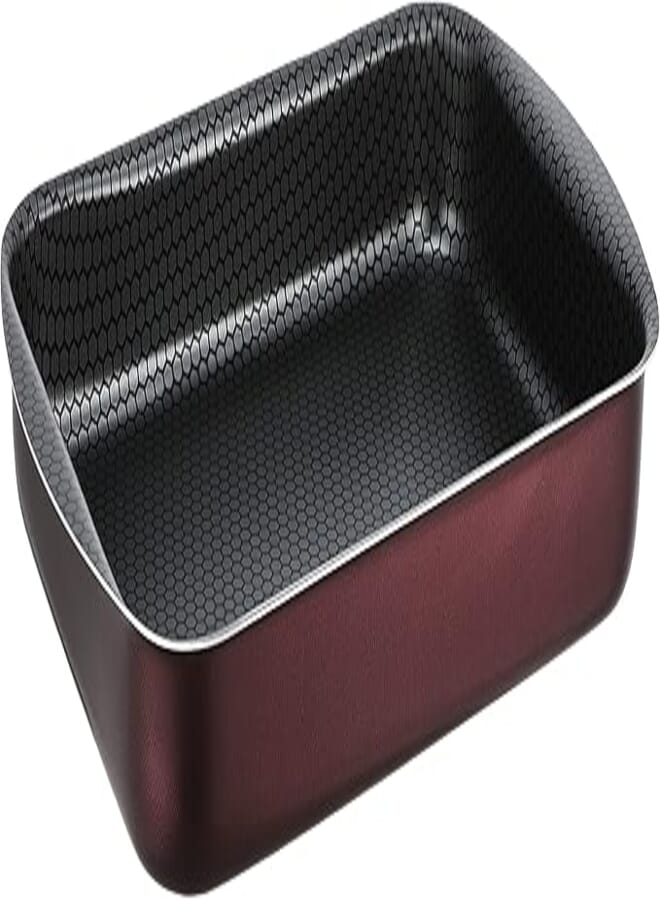 Trueval oblong oven tray dark red 35 cm