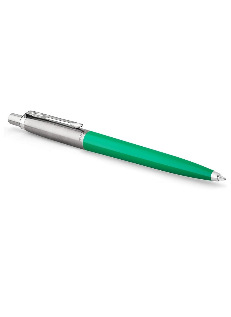 PARKER 1-Piece Jotter Original Blue Ink Ballpoint Pen Green Barrel  - Image 4