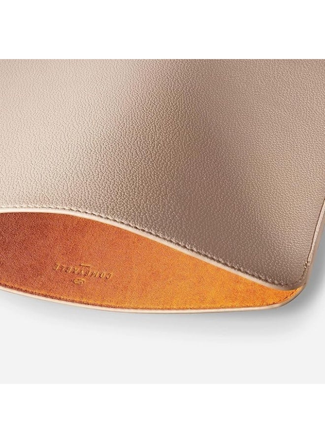 Comfyable Laptop Sleeve 15 Inch Precisely Compatible with MacBook Air 15" M4 2025 A3241 & M3 2024 A3114 & M2 2023 A2941, Faux Leather Cover Case, Sand - Image 4